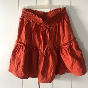 Boho burnt orange skirt - never worn